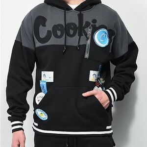 Men's Cookie’s Black and Gray Hoodie